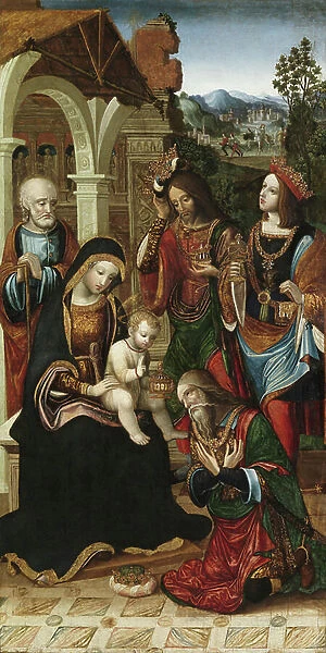 The Adoration of the Magi, c. 1503-10 (oil on panel)