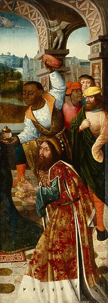 The Adoration of the Magi (oil on panel)
