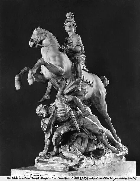 Alexander Victorious, after 1683 (see also 280145) (marble) (b / w photo)