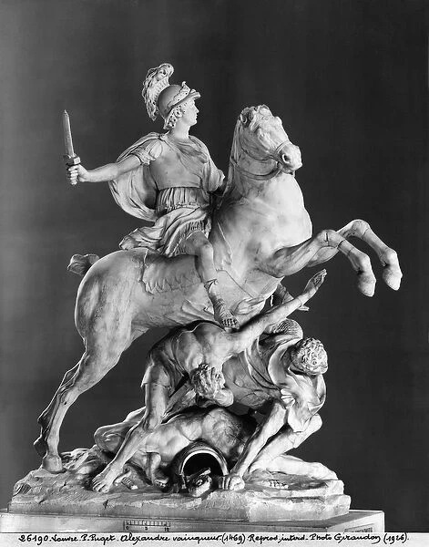 Alexander Victorious, after 1683 (see also 280146) (marble) (b / w photo)