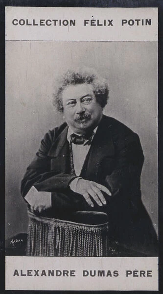 Alexandre Dumas Pere (1803-1870) (b  /  w photo)