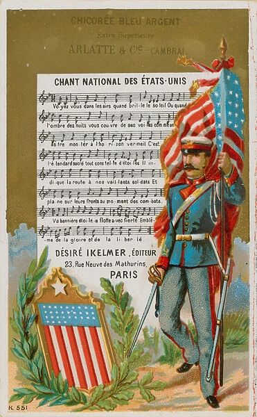 American National Anthem (chromolitho)