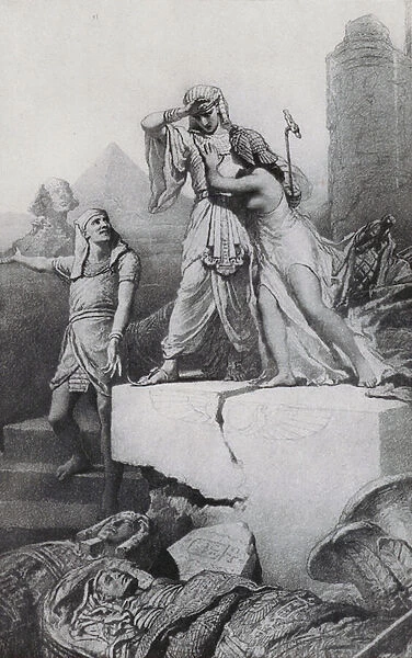 In Ancient Egypt, Scene 4 from Imre Madachs poem The Tragedy of Man (engraving)
