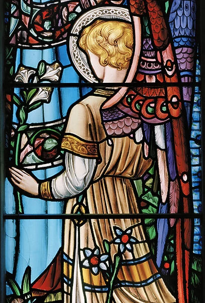 The Angel Gabriel, c. 1863 (stained glass)