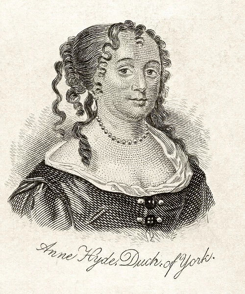 Anne Hyde, Duchess of York, from Crabbs Historical Dictionary, published 1825