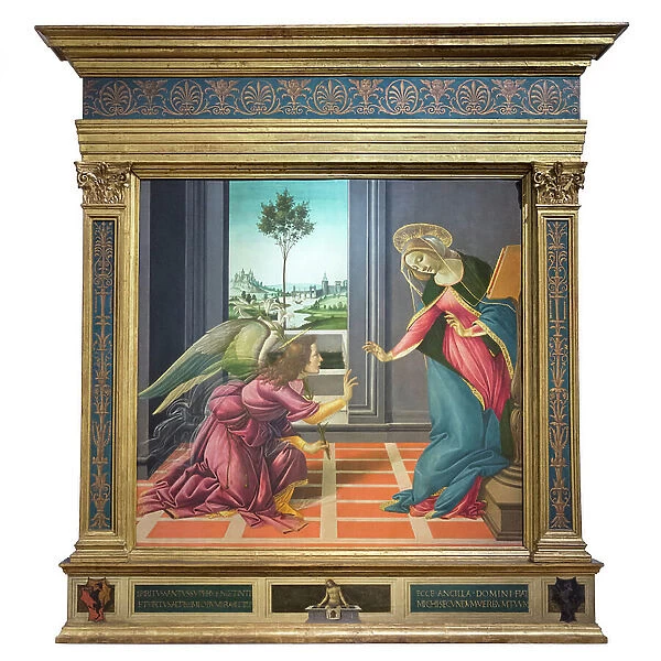 Annunciation, 1489-90 circa, (tempera on wood)