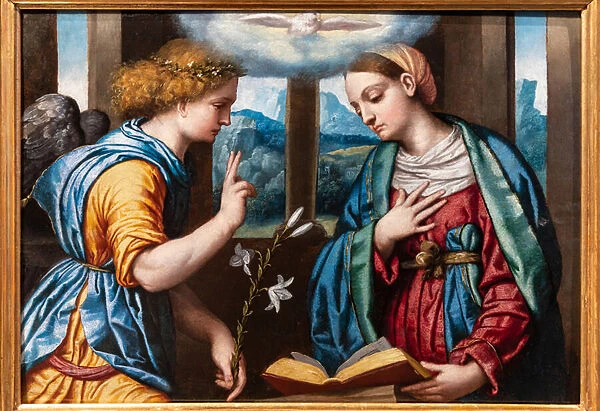 Annunciation, c. 1535-40 (oil on panel)
