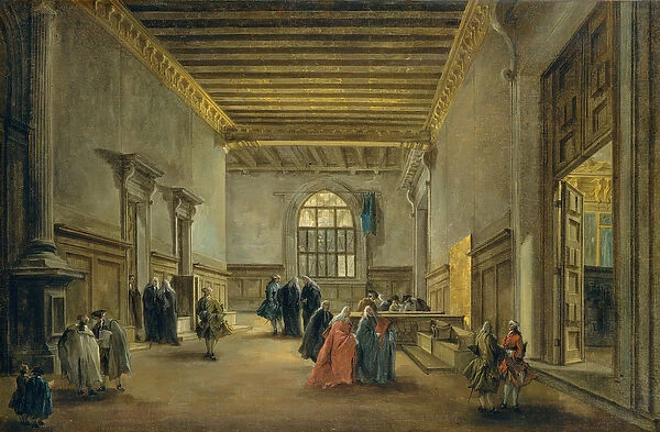 The Antechamber of the Sala del Maggior Consiglio, c. 1765-68 (oil on canvas)