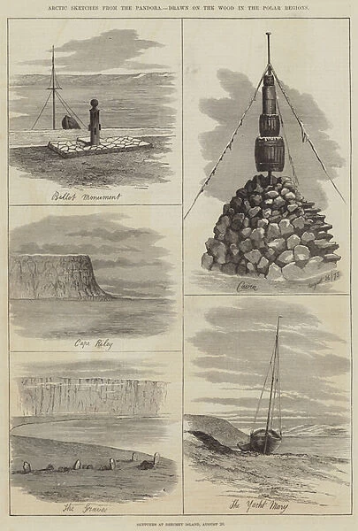 Arctic Sketches from the Pandora, drawn on the Wood in the Polar Regions (engraving)