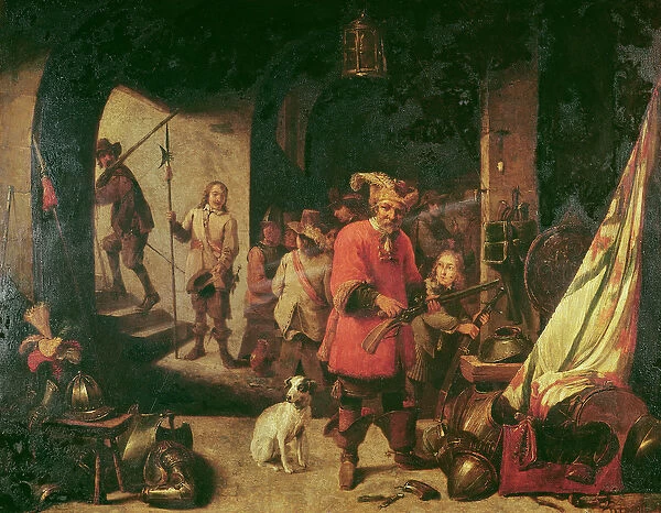 Arms Depot, 1667 (oil on canvas)
