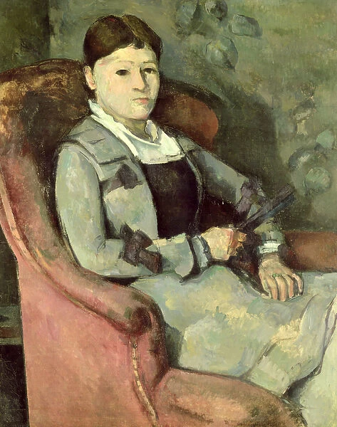 The Artists Wife in an Armchair, c. 1878  /  88 (oil on canvas)