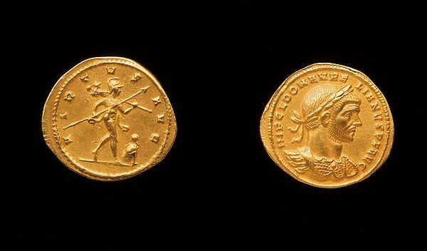 Aurelian coin, 270-275 AD (gold)