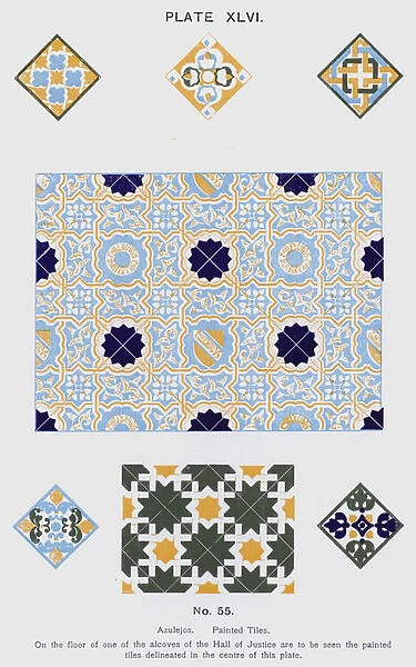 Azulejos, Painted Tiles (colour litho)
