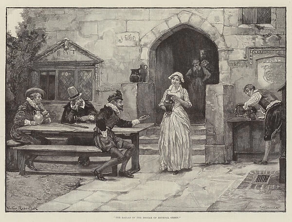 The Ballad of the Beggar of Bethnal Green (engraving)