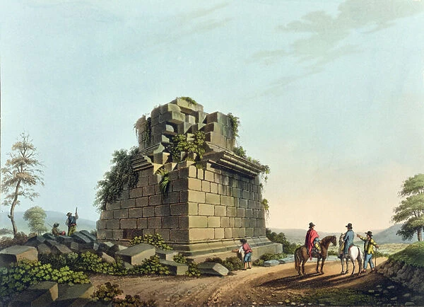The Base of a Colossal Column near Syracuse, plate 28 from