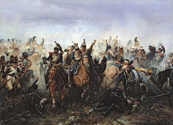 The Battle of La Fere-Champenoise, on the 25th March 1814, 1891 (oil on canvas)
