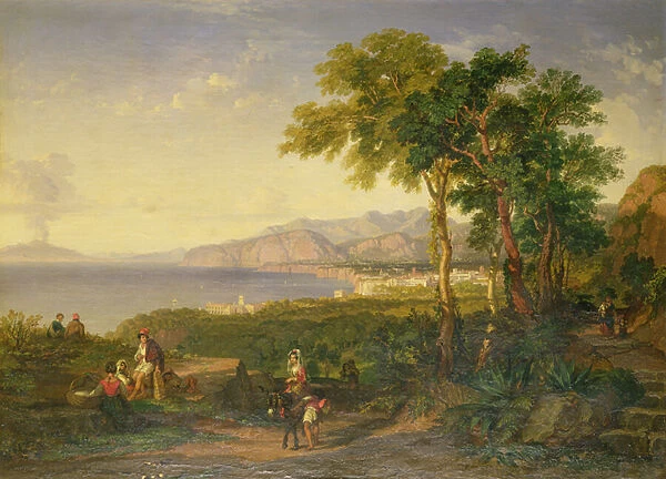 The Bay of Salerno, c. 1820-30 (oil on canvas)