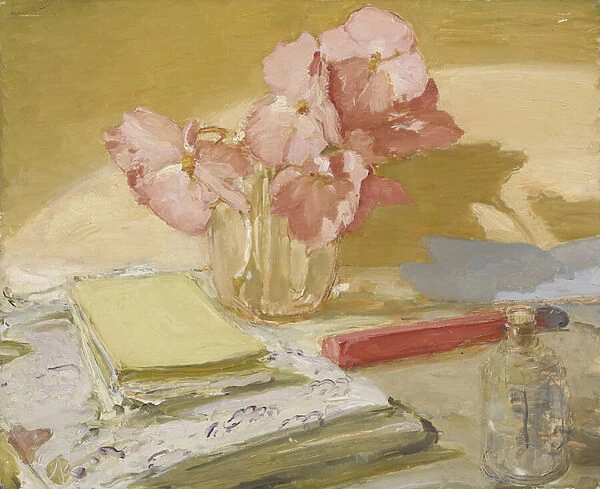 Begonias, 1939-40 (oil on panel)