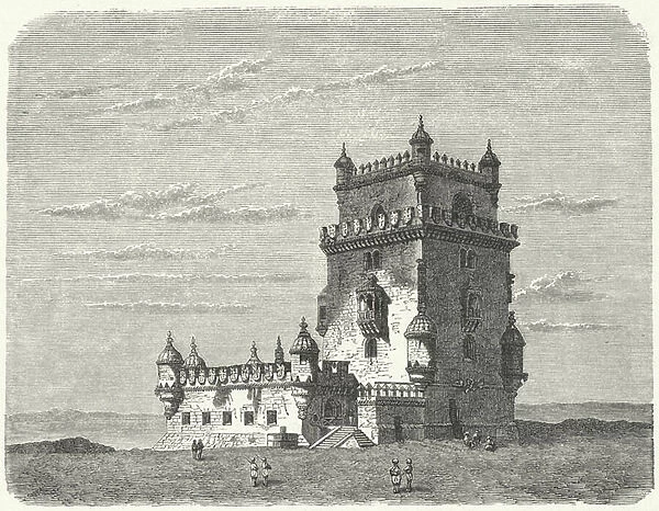 Belem Tower, Lisbon (engraving)