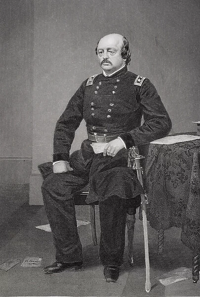 Benjamin F. Butler, 1818-1893. American, lawyer, politician and army officer during Civil War