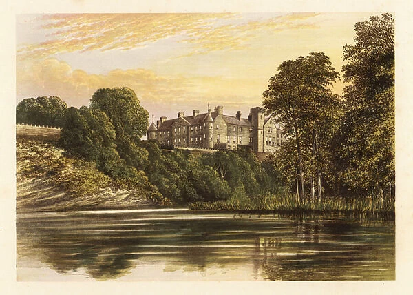 Brechin Castle, Angus, Scotland. 1880 (engraving)