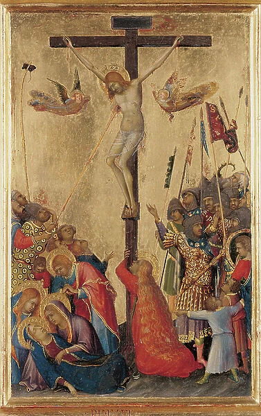 Calvary, from the Orsini Polyptych (tempera on panel) (see also 471172-4)