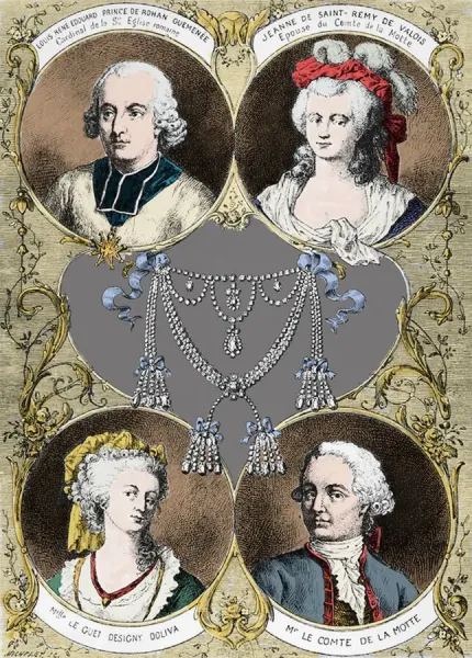 Marie Antoinette Necklace Case Art Prints, Posters
