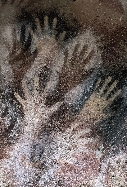 Cave of Hands (Cueva de las Manos), Santa Cruz, Argentina, Neolithic period (fresco)