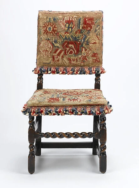 Side chair, c. 1685 (beech & upholstery)