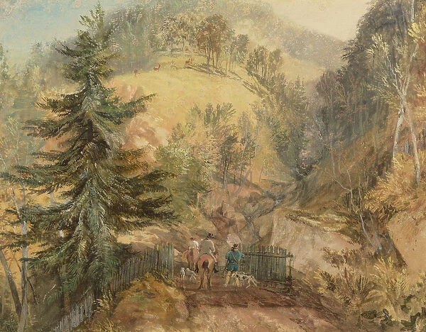 The Chevin, Otley, c. 1818 (w  /  c)
