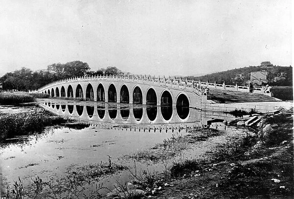 China, bridge, c.1870 (photo)
