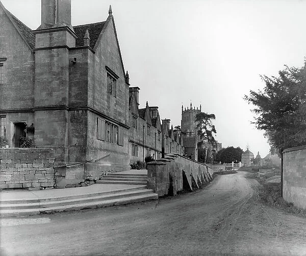 Chipping Campden, from Country Houses of the Cotswolds (b / w photo)