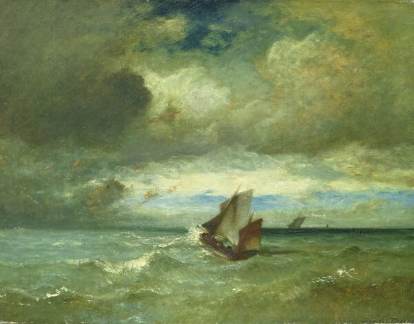 Choppy Sea, c. 1870 (oil on canvas)