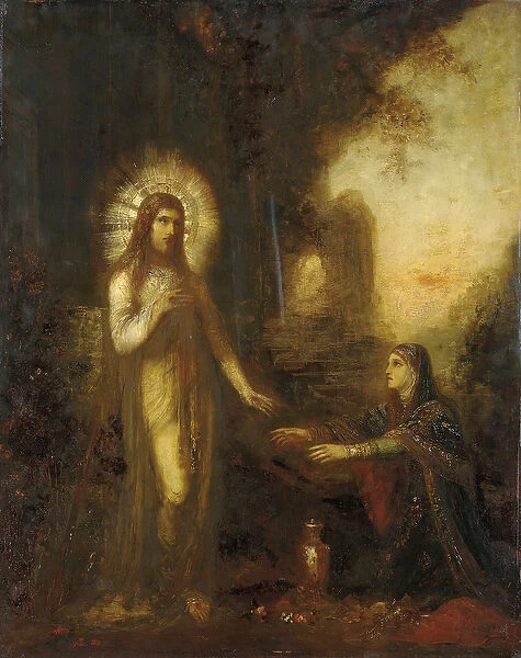 Christ and Mary Magdalene (Noli Me Tangere), c. 1889 (oil on panel)