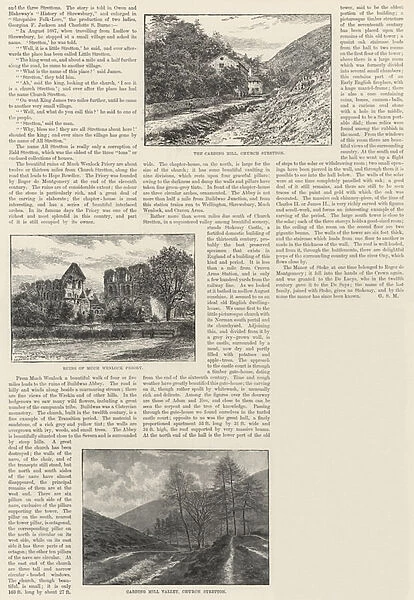 Church Stretton and its Neighbourhood (engraving)