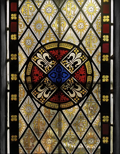Cloister Window, detail, 1846 (stained glass)