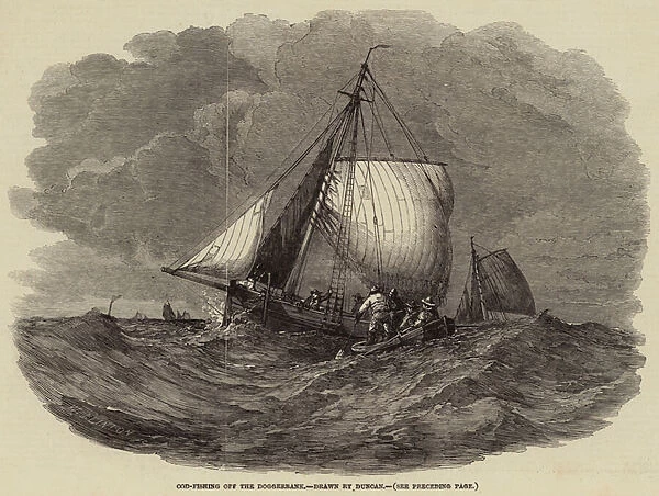 Cod-Fishing off the Doggerbank (engraving)