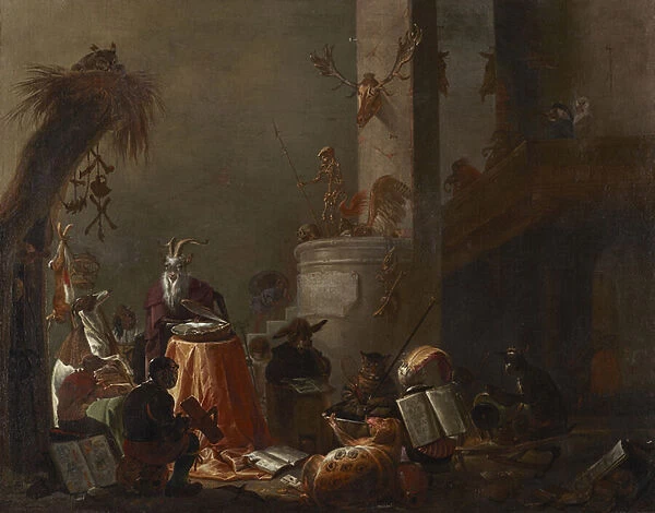 College of Animals, 1655 (oil on canvas)