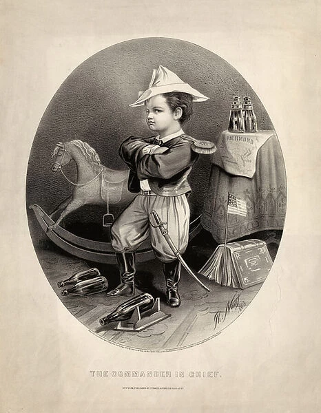 Commander in Chief, pub. by Currier & Ives, 1863 (litho)