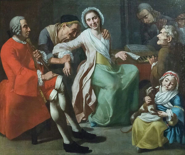The concert, 1756 circa (oil on canvas)