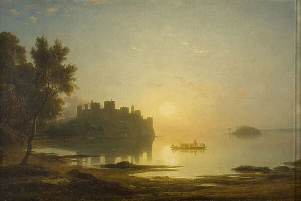 Conway Castle, c. 1825 (oil on canvas)