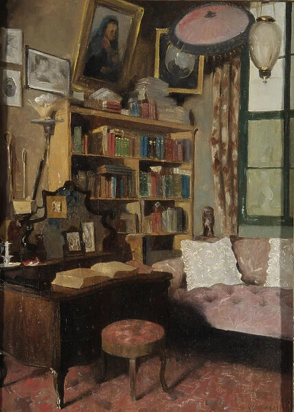 Corner of Sir Richard Burton's Study, 1889 (oil on canvas)