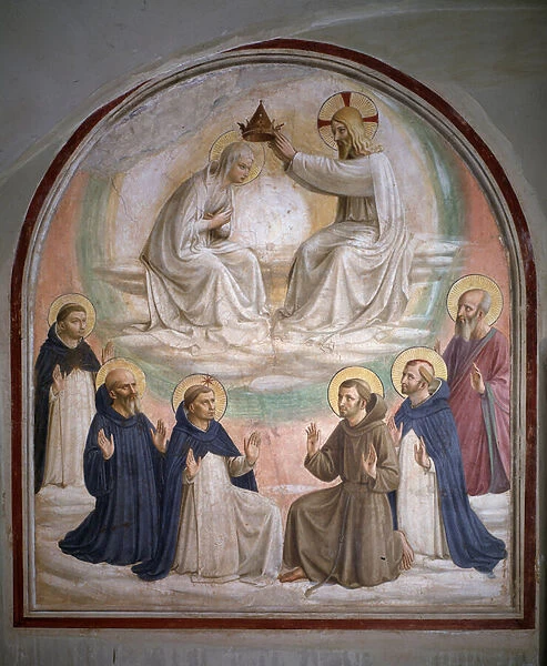 The Coronation of the Virgin (fresco, 1438-1447)