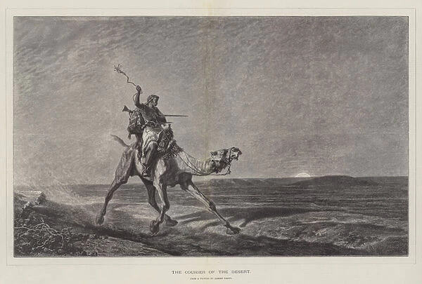 The Courier of the Desert (engraving)