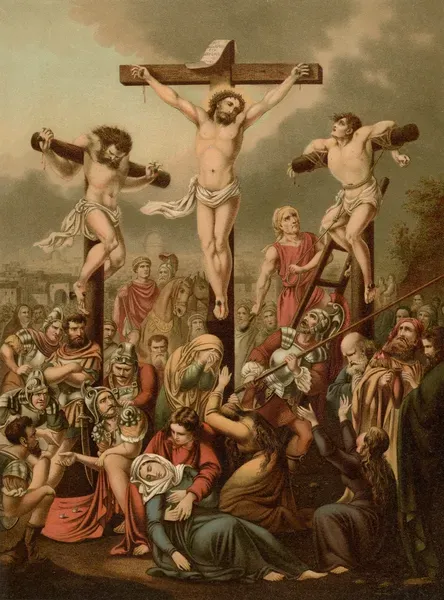 The Crucifixion by Heinrich Jenny (after Antoine Coypel