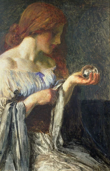 The Crystal Ball (oil on board)