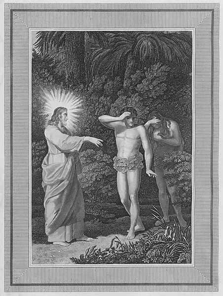 The Curse Pronounced, Genesis, III, 14 (engraving)