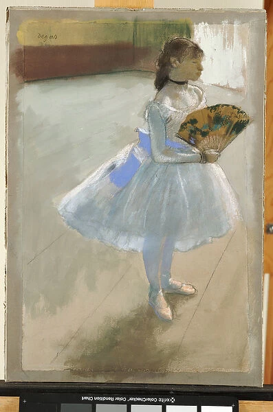 Dancer with a fan, c. 1879 (pastel on paper)