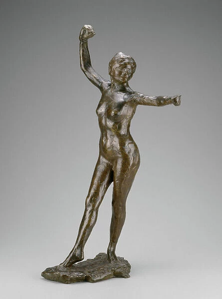 Dancer Ready to Dance, Right Foot Forward, 1888-95 (bronze)