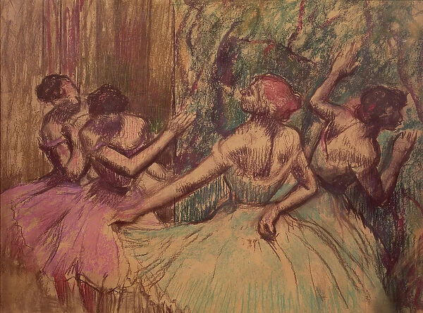 Dancers in the Wings, c. 1897-1901 (charcoal & pastel on paper)